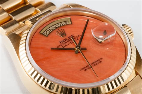 rolex monogram dial|Rolex coral dials review.